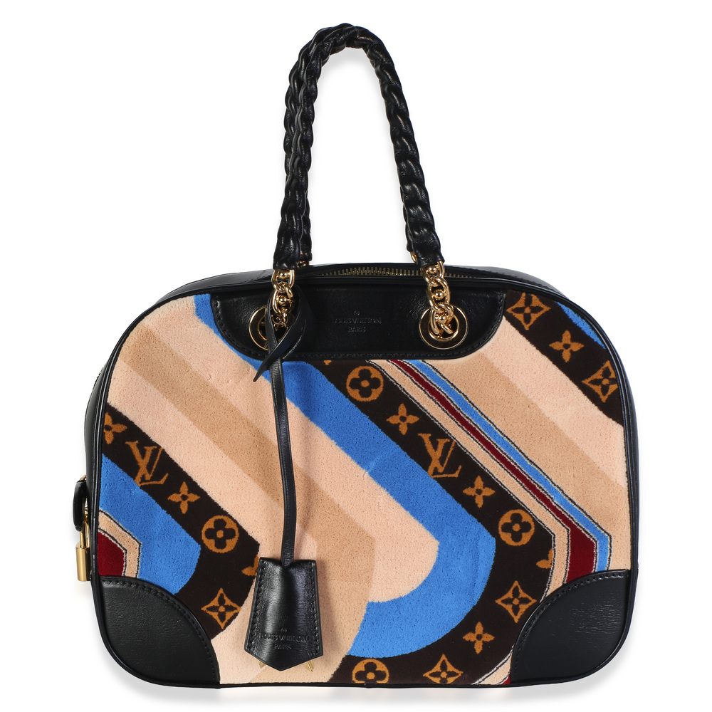 Louis Vuitton Black Multicolor Tuffetage Vanity Bowling Bag